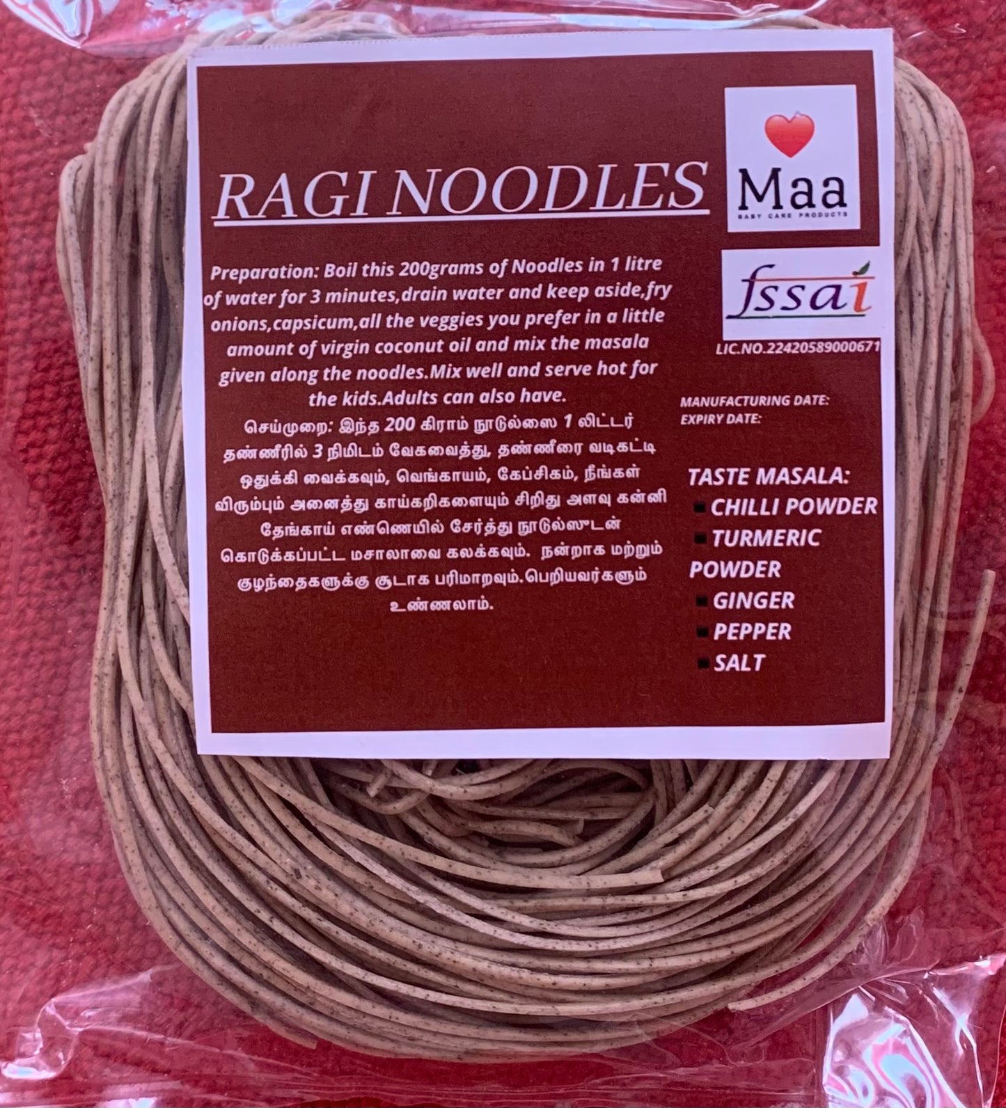 Ragi noodle -200 g